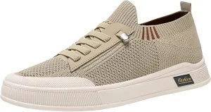 Arch Support Walking Shoes for Men Comfortable Lightweight Casual Walking Shoe Convenient Elderly Slip On Shoes