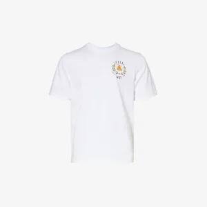 Casa Way organic cotton T-shirt with Casablanca signature print, casa way color