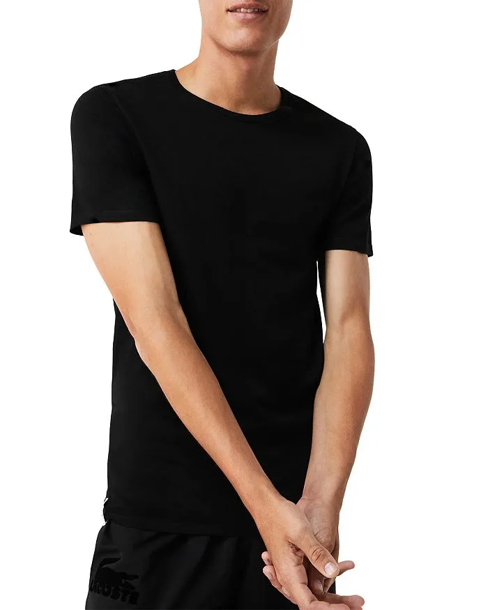 Cotton Crew Neck T-Shirts, Pack of 3 Lacoste