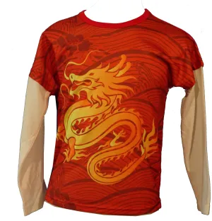 Fire Dragon Long sleeve Kids T-shirt