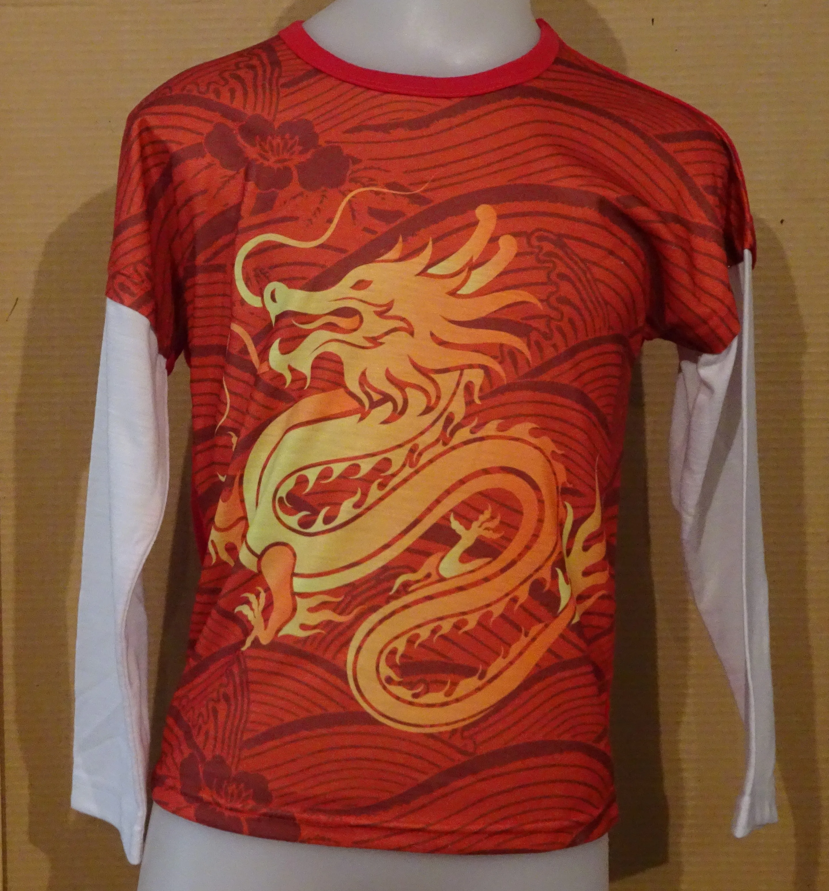 Fire Dragon Long sleeve Kids T-shirt