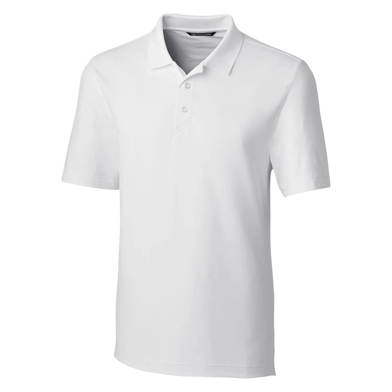 Forge Cutter & Buck Men's Large & Tall Stretch Polo, White