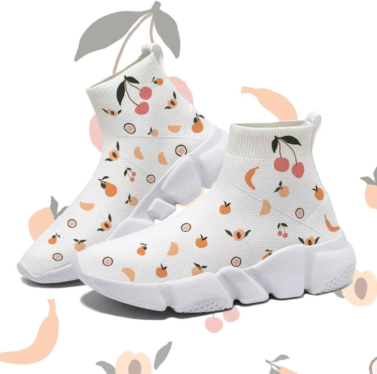 Hetios Women’s Sock Shoes Lightweight Jogging Walking Shoes for Women Sneakers