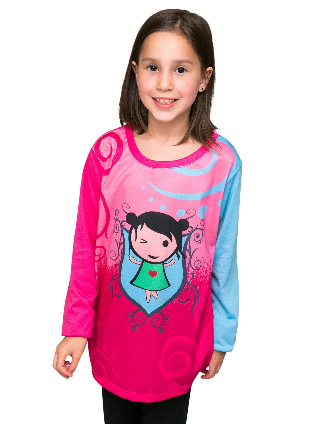 In a wink  - long sleeve Kawaii T shirt