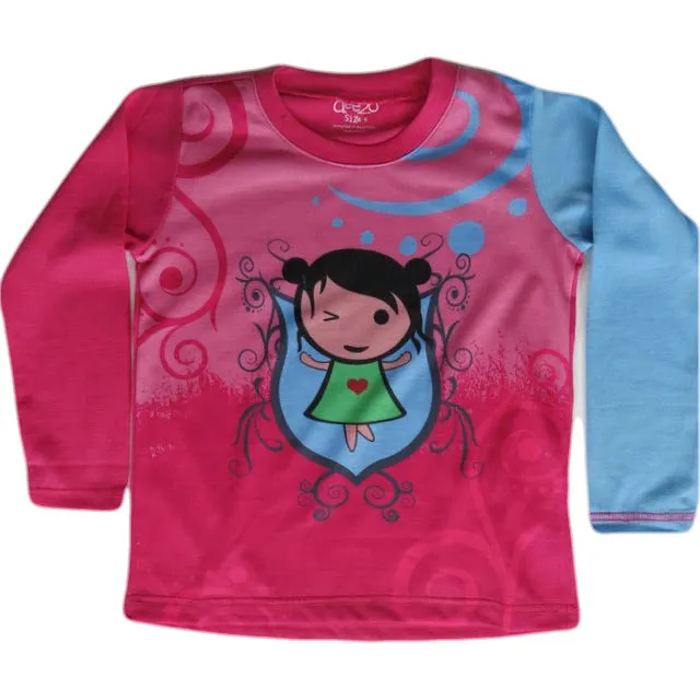 In a wink  - long sleeve Kawaii T shirt
