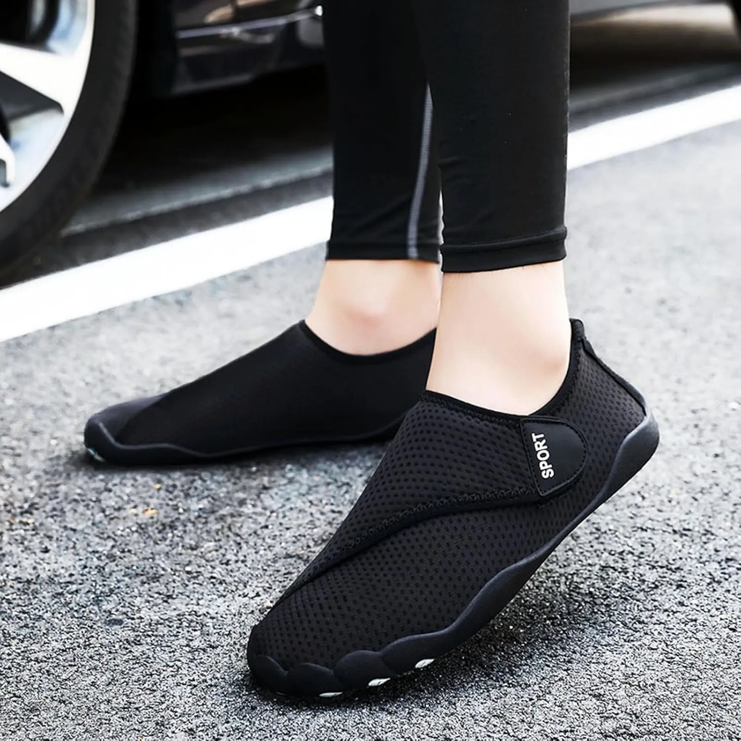 Lightweight Walking Shoes River Tracing Shoes for Women Breathable Swimming Diving Shoes Wading Five Women's