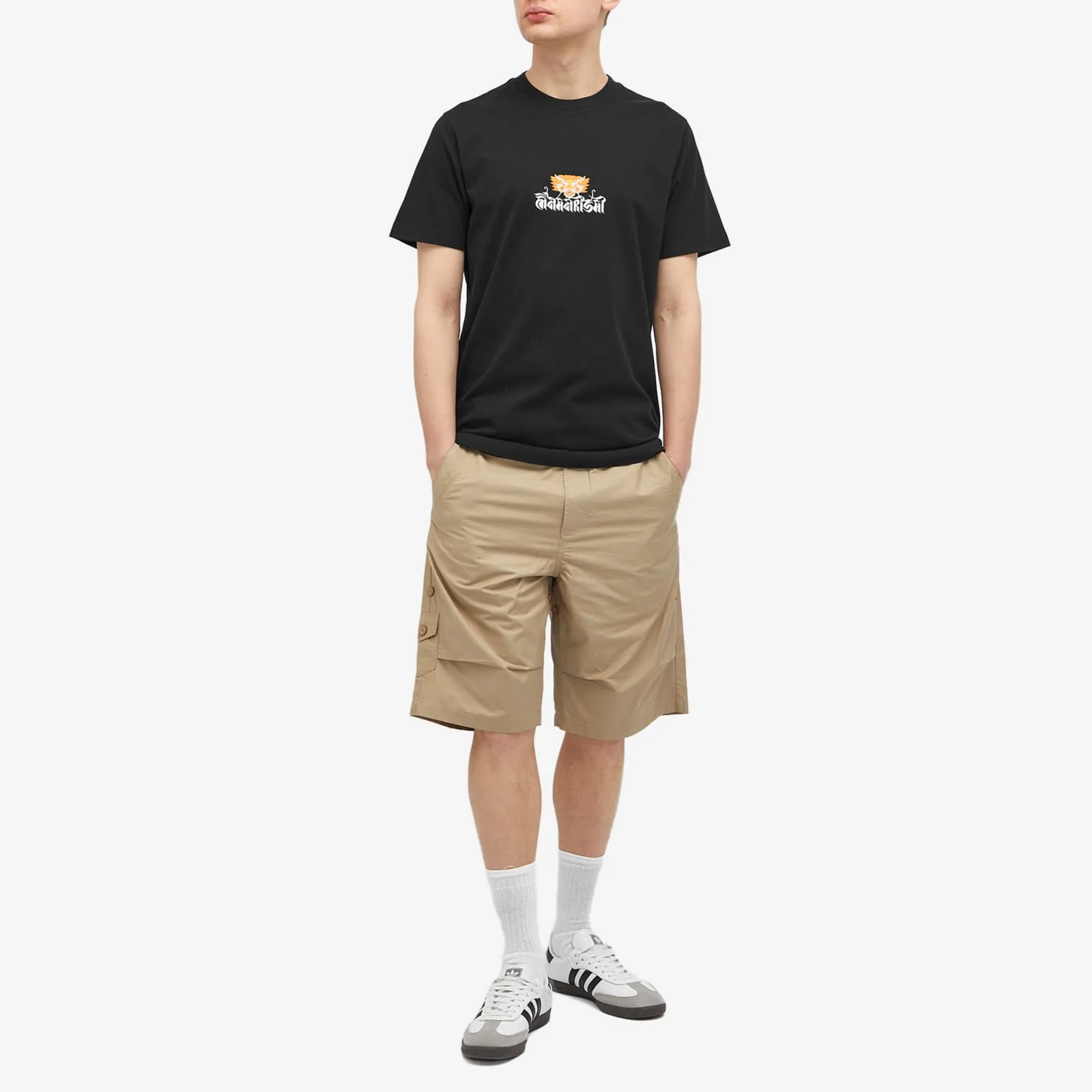 Maharishi Tashi Mannox Abundance Circle T-shirt, black