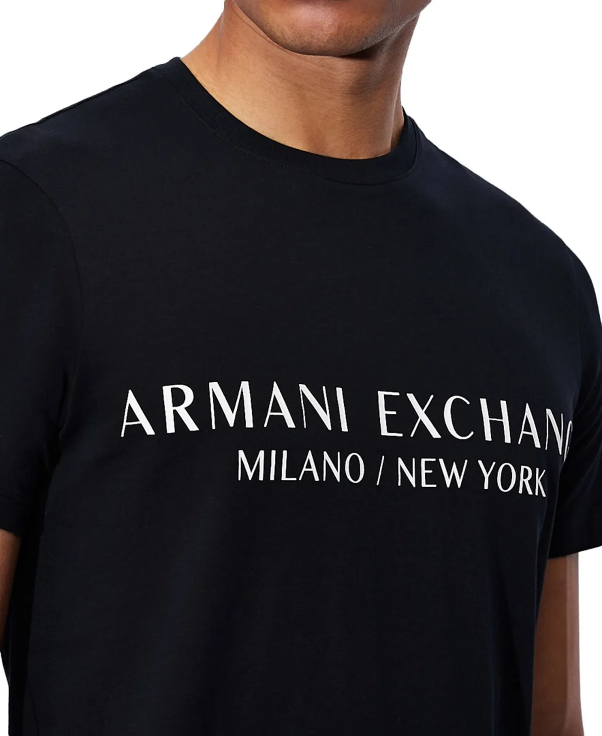 Men's Milano New York and A|X Armani Exchange Logo T-Shirt, Blue
