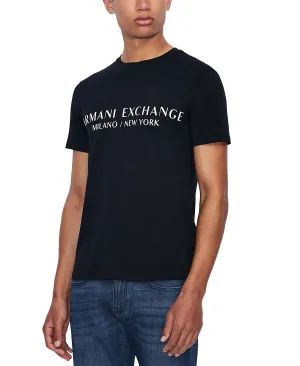 Men's Milano New York and A|X Armani Exchange Logo T-Shirt, Blue