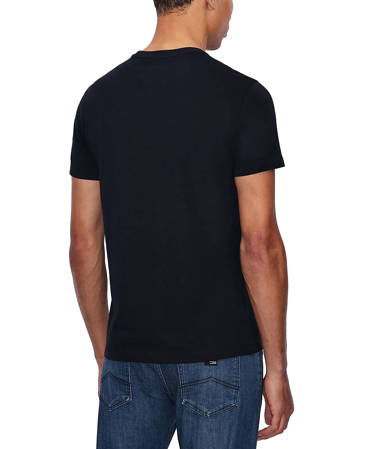 Men's Milano New York and A|X Armani Exchange Logo T-Shirt, Blue