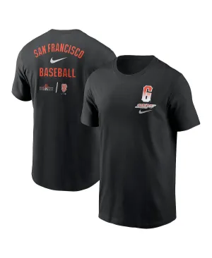 Men's San Francisco Giants City Connect 2-Hit Nike T-Shirt in Black