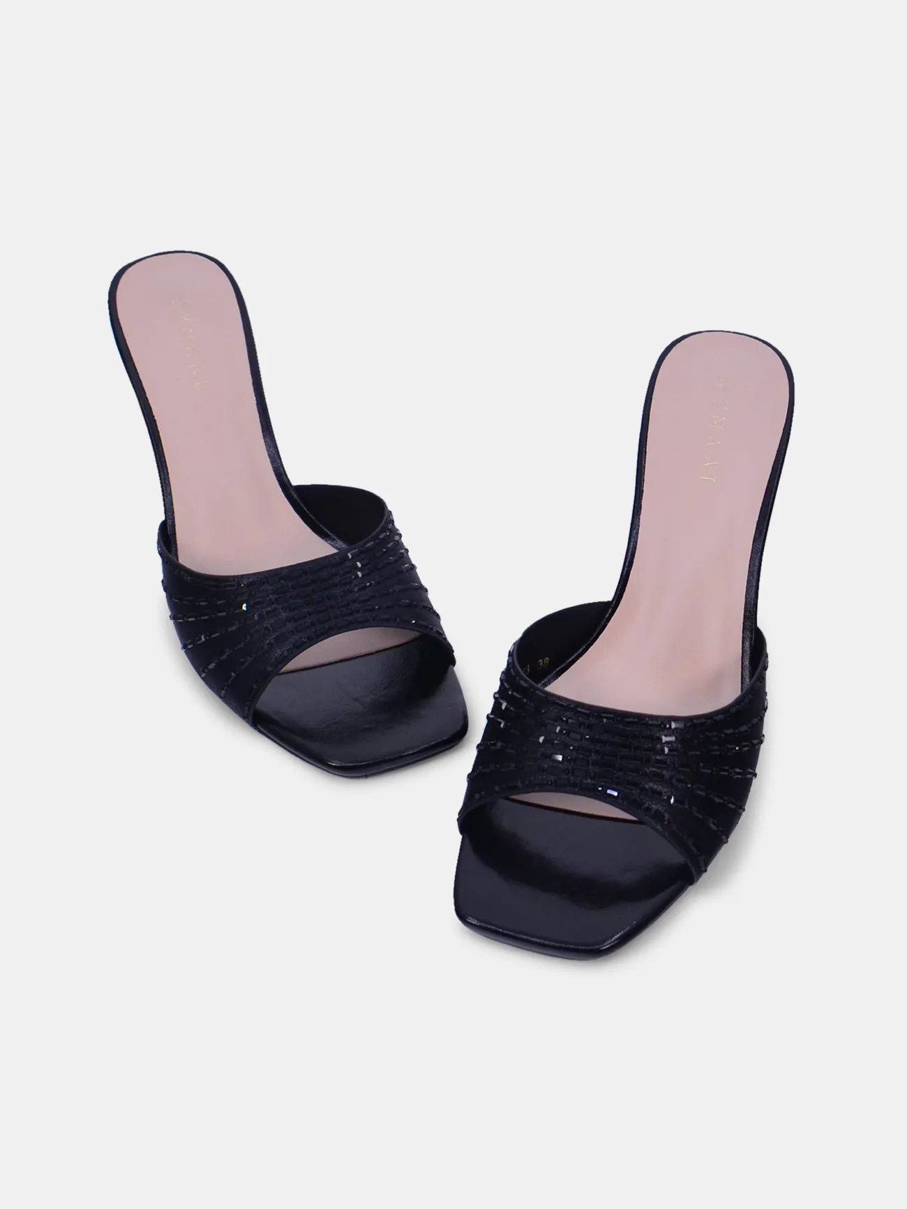Mynaal Dazzle Women's Spool Heel Sandals