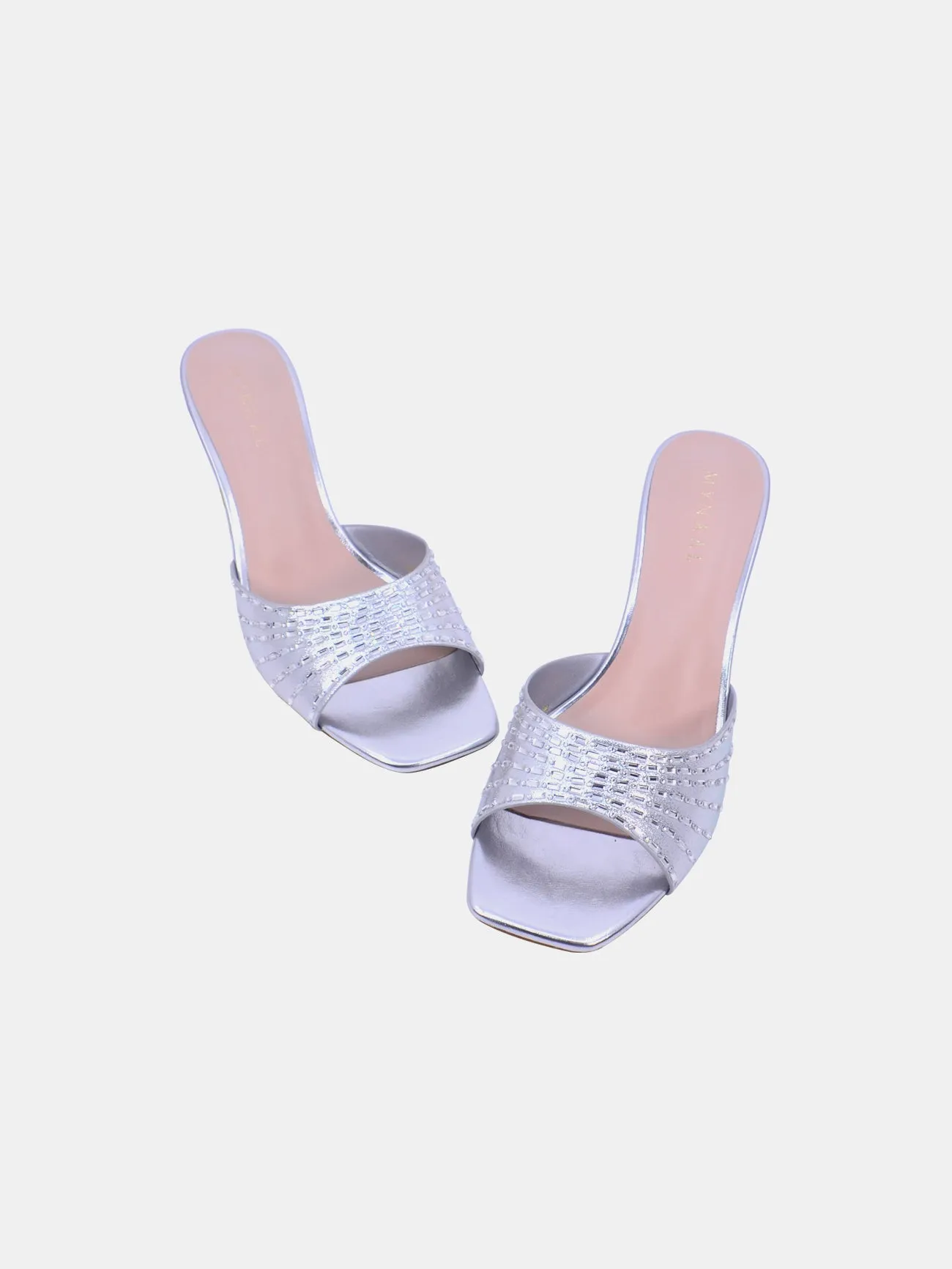 Mynaal Dazzle Women's Spool Heel Sandals