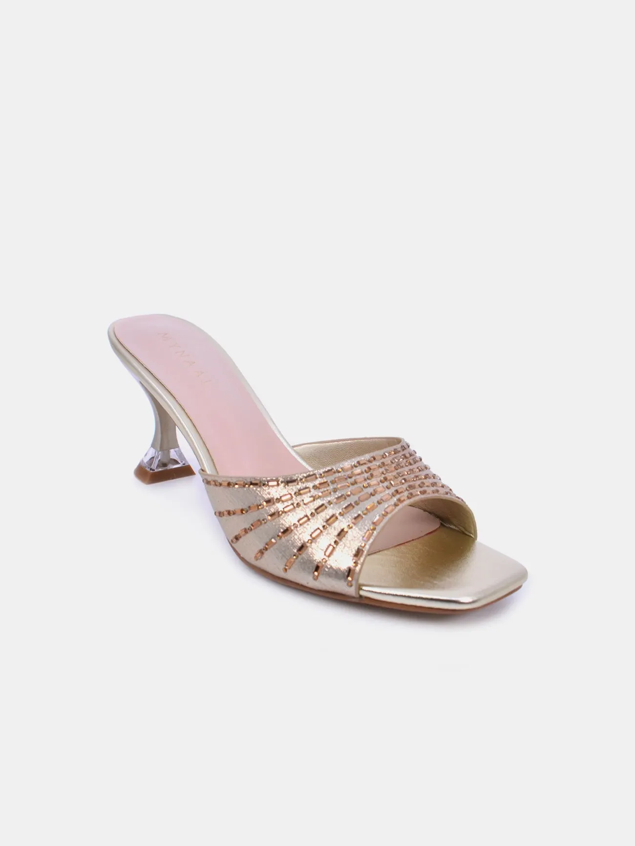 Mynaal Dazzle Women's Spool Heel Sandals