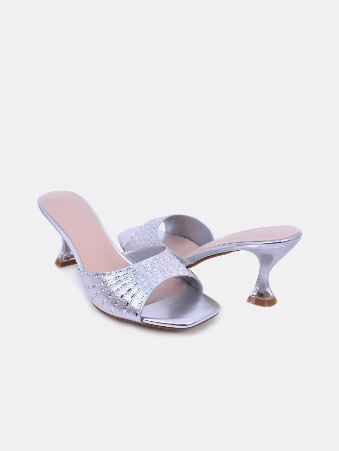 Mynaal Dazzle Women's Spool Heel Sandals