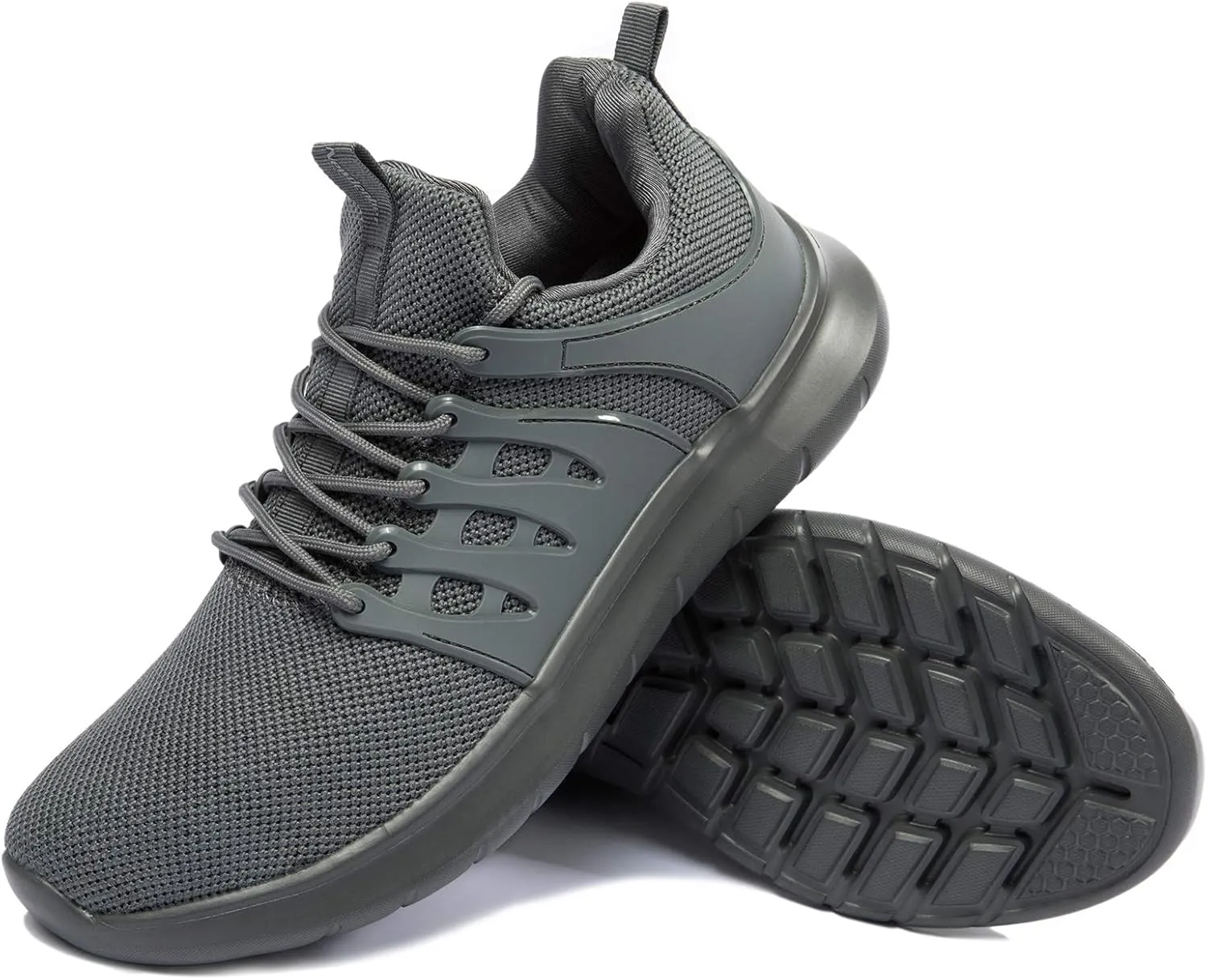 NewDenBer Men's Lightweight Sneakers Comfortable Athletic Walking Running Tennis Shoes