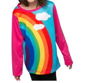 Over the rainbow  - long sleeve rainbow T shirt