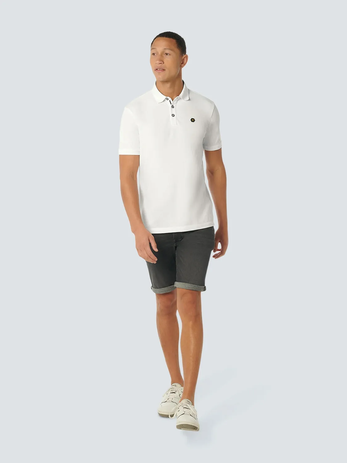 Polo Pique Garment Dyed | White