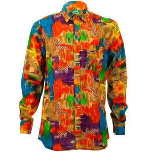 Regular Fit Long Sleeve Shirt - Blur
