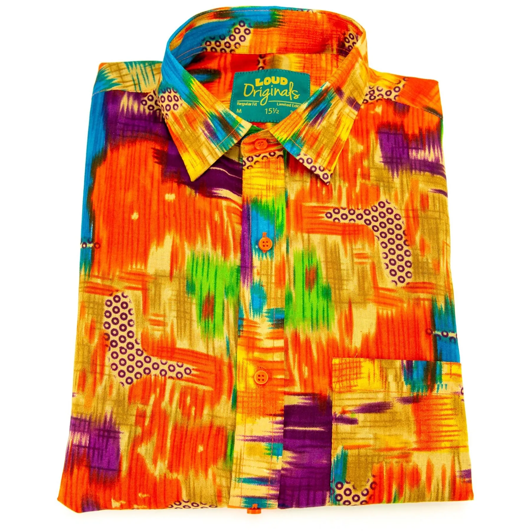 Regular Fit Long Sleeve Shirt - Blur