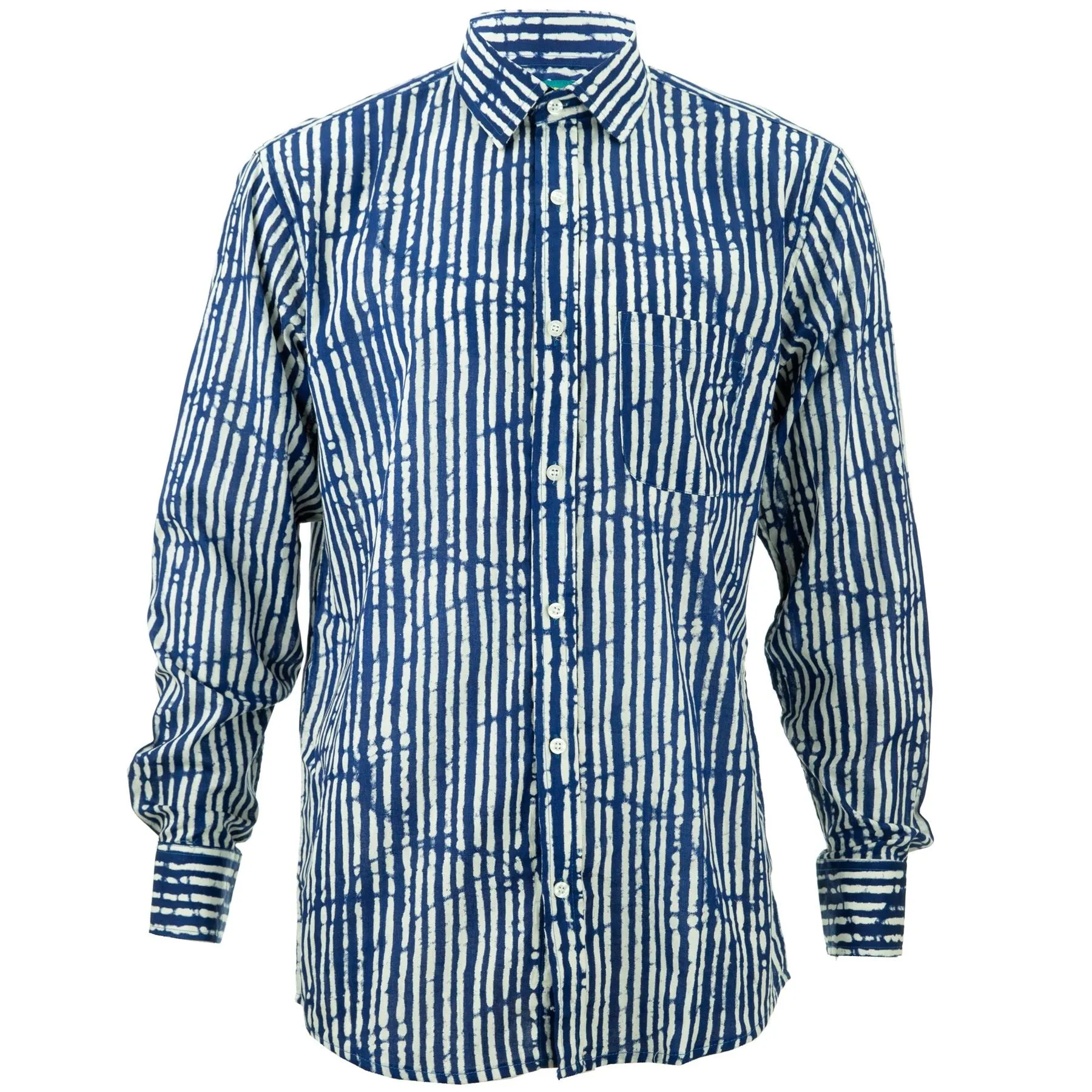 Regular Fit Long Sleeve Shirt - Lines