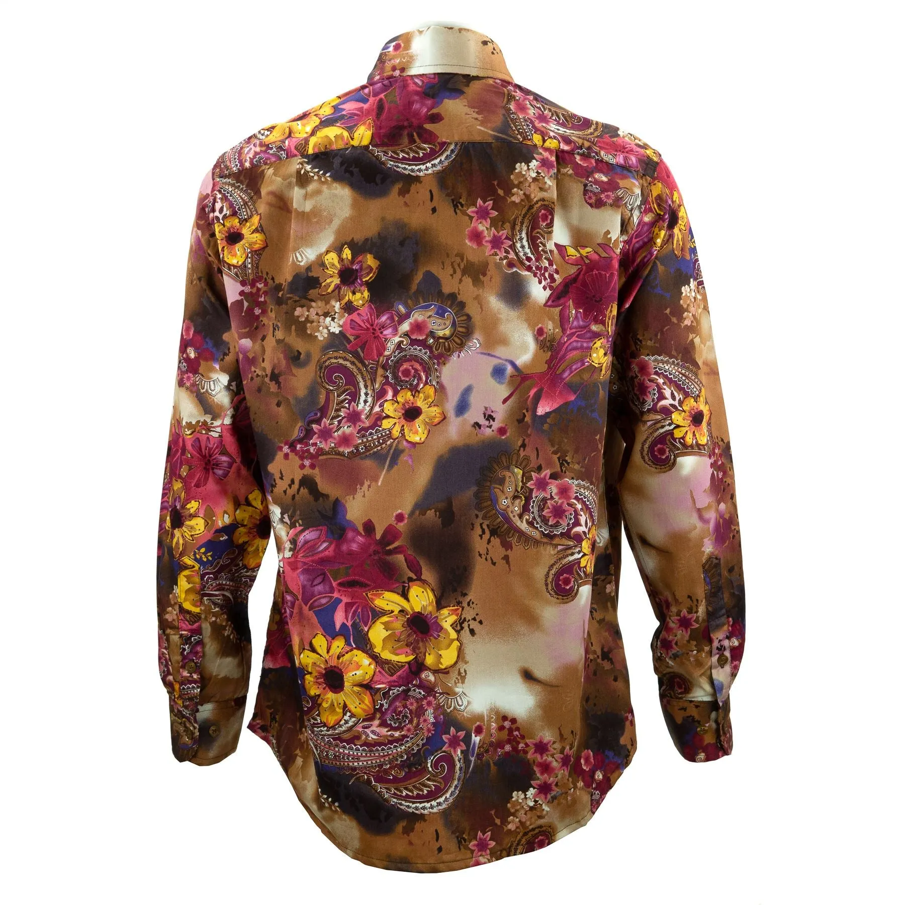 Regular Fit Long Sleeve Shirt - Paisley Floral