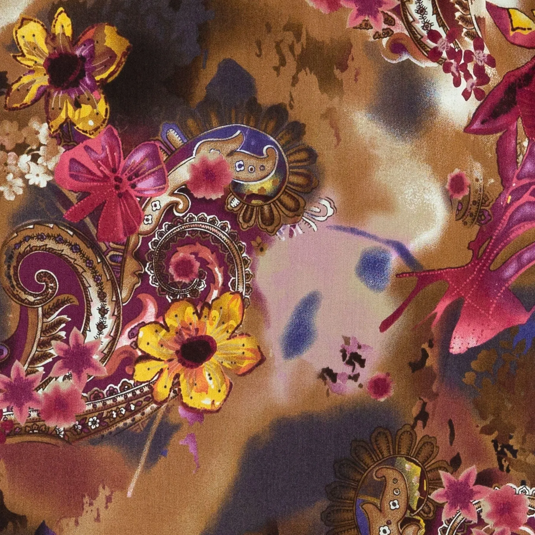 Regular Fit Long Sleeve Shirt - Paisley Floral