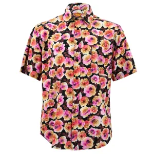Regular Fit Short Sleeve Shirt - Blooming - Pink