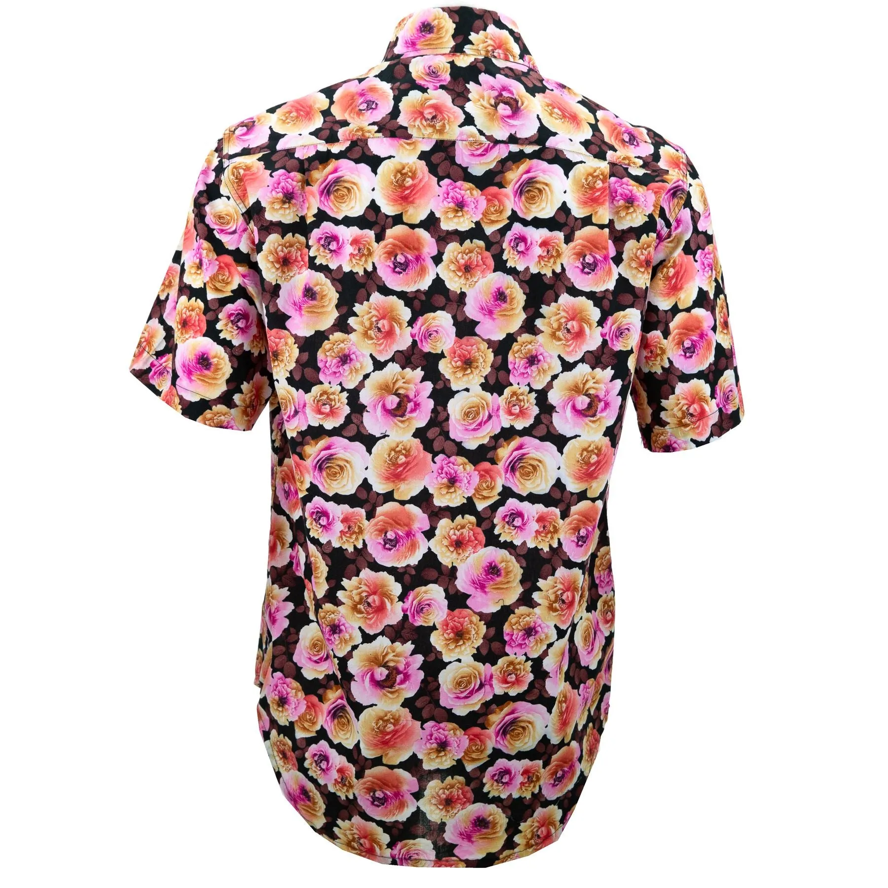 Regular Fit Short Sleeve Shirt - Blooming - Pink