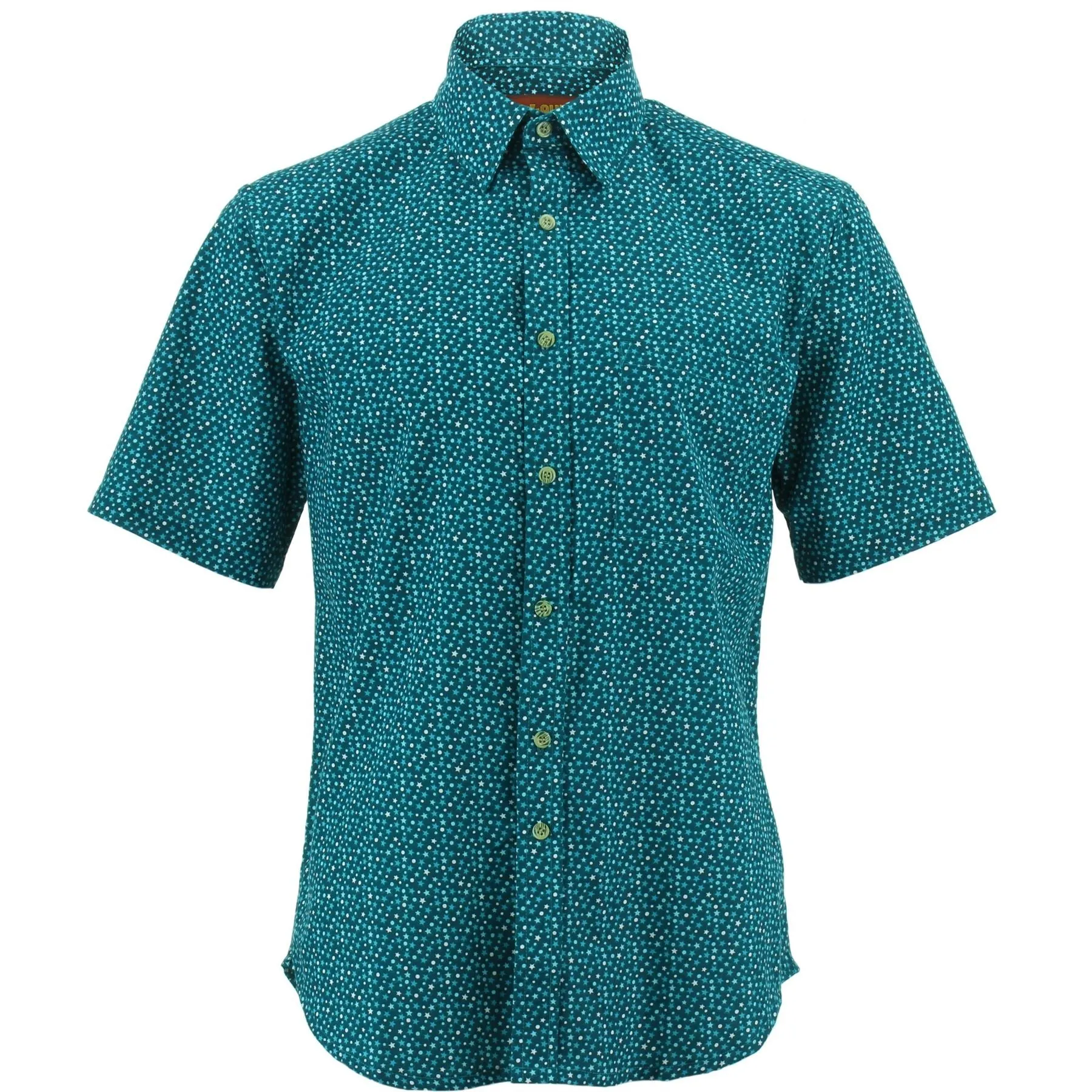 Regular Fit Short Sleeve Shirt - Ditzy Stars