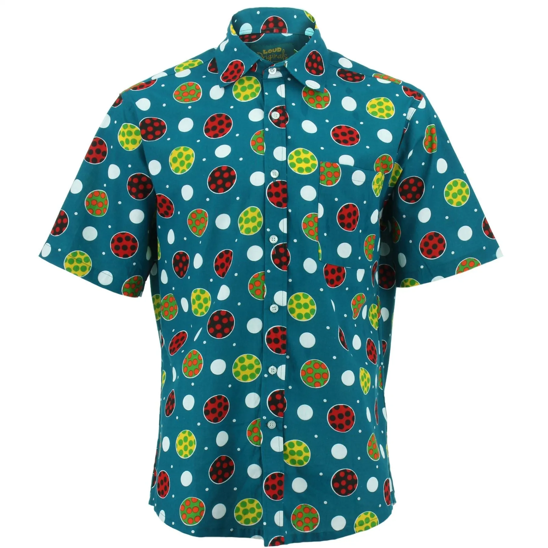 Regular Fit Short Sleeve Shirt - Polka Balls