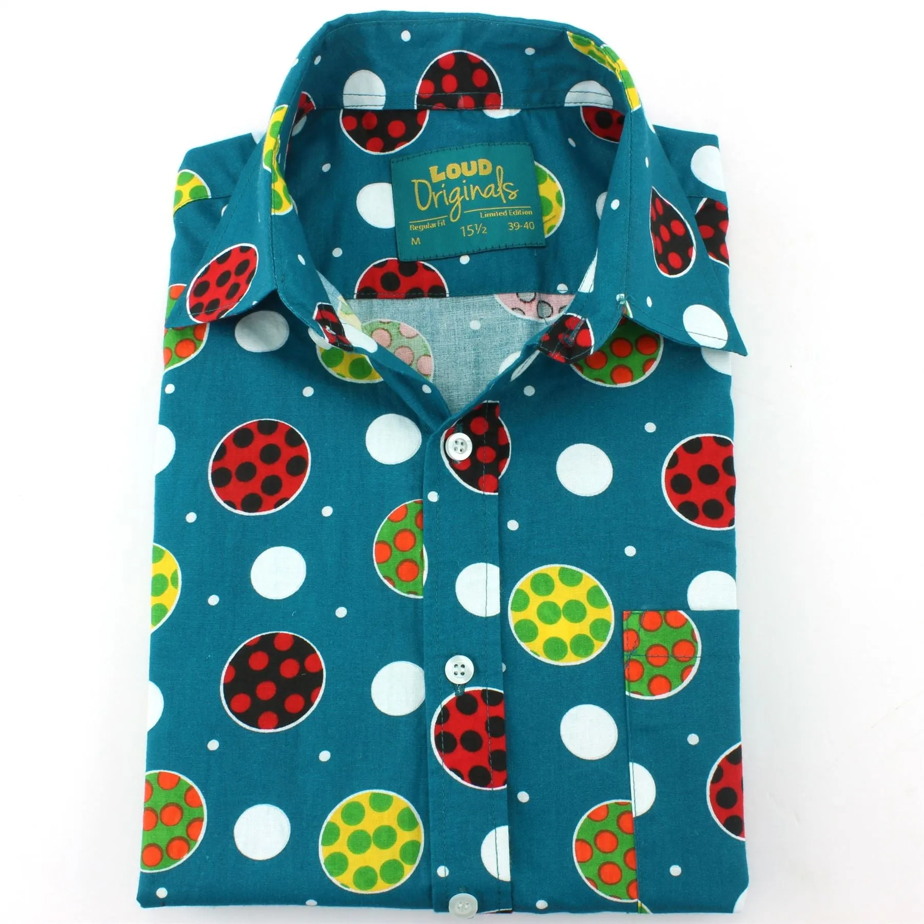Regular Fit Short Sleeve Shirt - Polka Balls