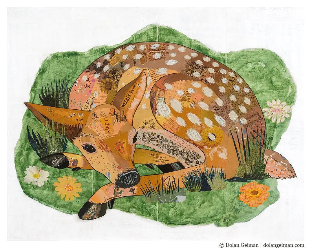 SLEEPING BEAUTY limited edition paper print