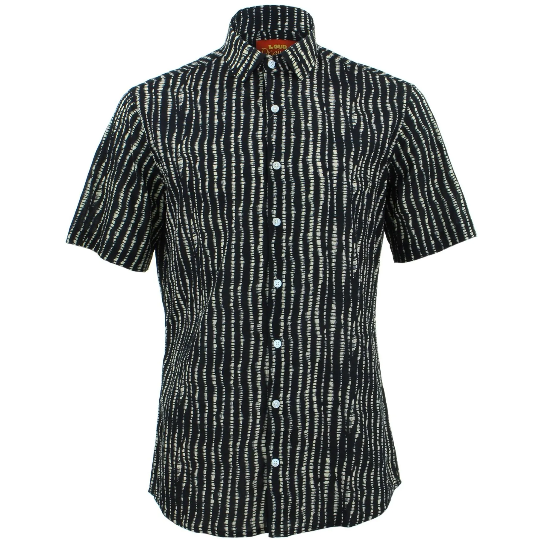 Slim Fit Short Sleeve Shirt - Spine Lines