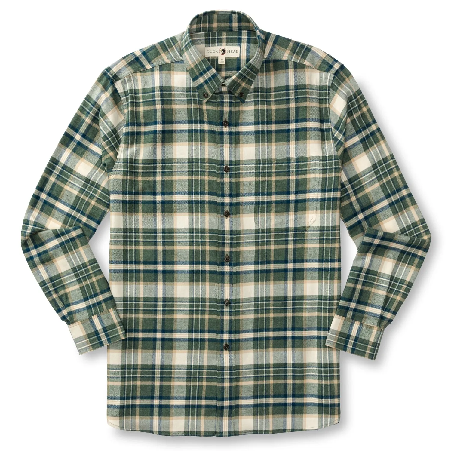 Stoker Plaid Cotton Flannel Sport Shirt  
