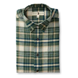 Stoker Plaid Cotton Flannel Sport Shirt  