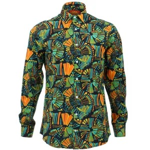 Tailored Fit Long Sleeve Shirt - Coloured Chalk