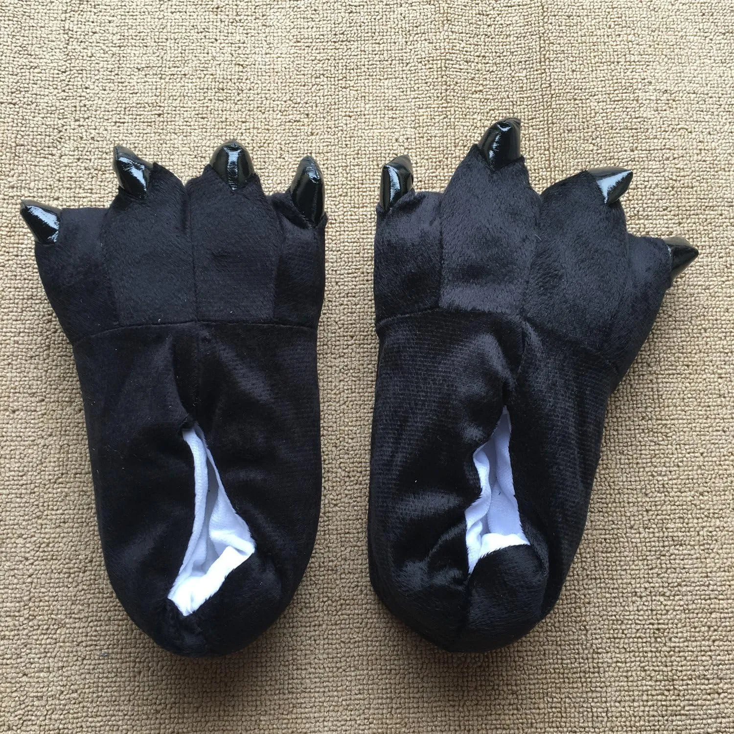 YESBOR Unisex Plush Paw Claw House Slippers Animal Costume Shoes